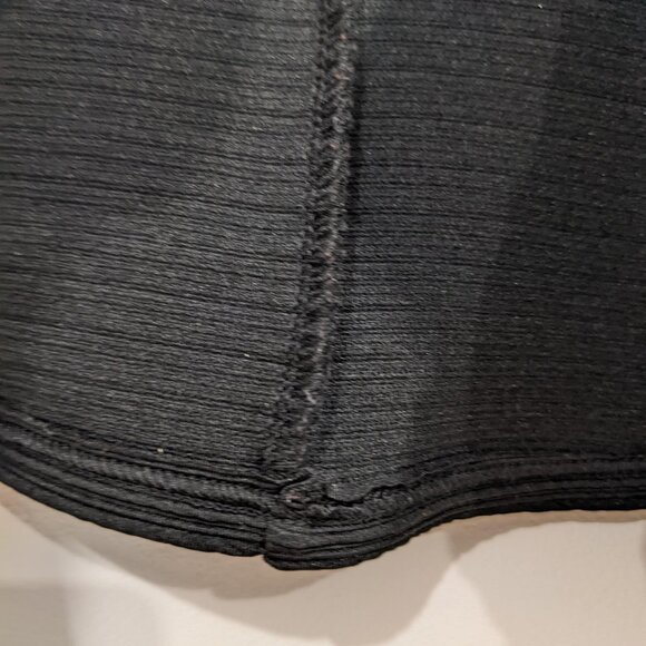 Black V-Neck Dress Medium M Midi Length Bailey Blue - Picture 6 of 9